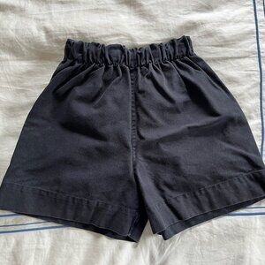 Elizabeth Suzann Florence Shorts in Cotton Canvas, Navy, Size S